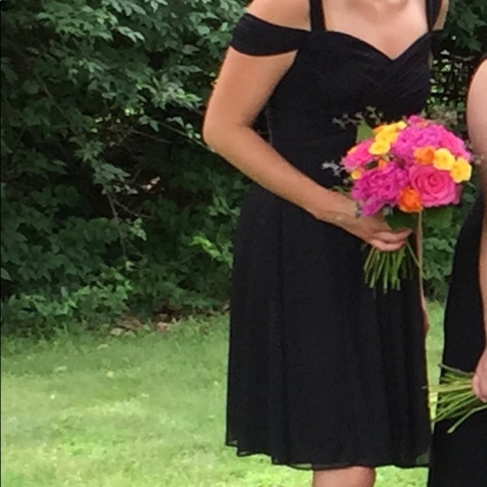 David’s Bridal Size 6 Black Dress